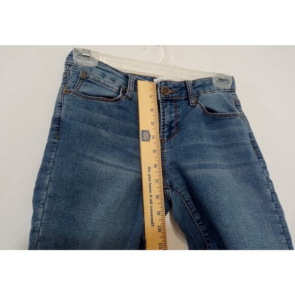 Kendall & Kylie Women’s Jeans Mid Rise Denim Skinny Blue Size 1/2 ( XXS) - Picture 3 of 13